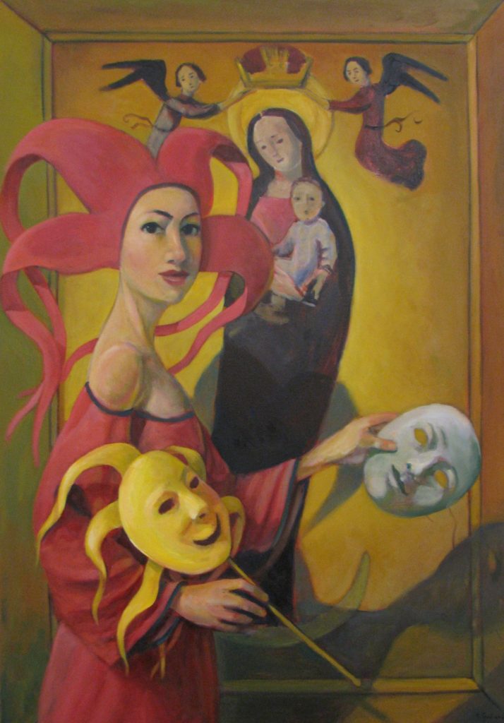 il-segreto-di-Ybbs-acrilico-e-olio-su-tela-cm-70-x-100-2019